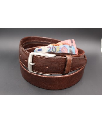 Big size brown money belt