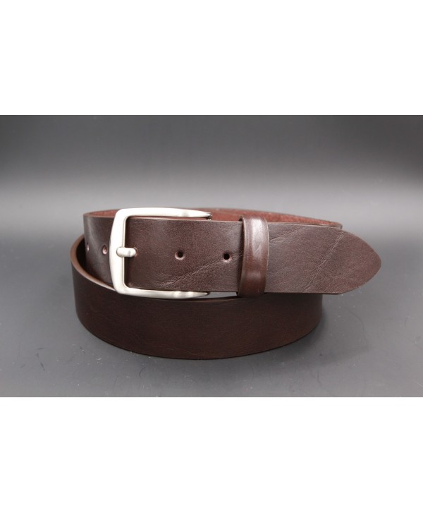 Big size large brown leather belt