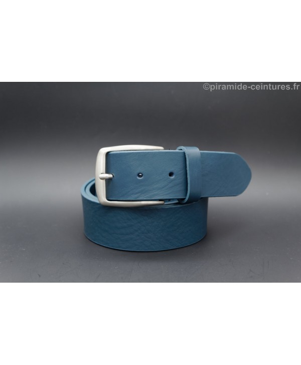 Big size large turquoise leather belt